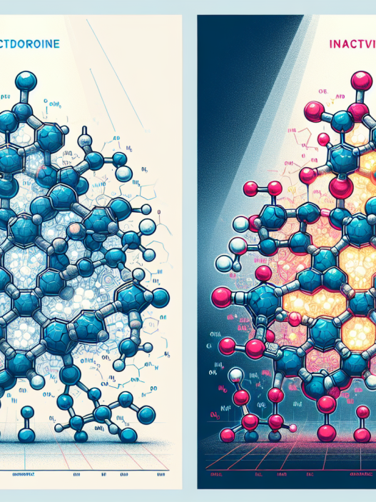 Active vs inactive forms of oxandrolone