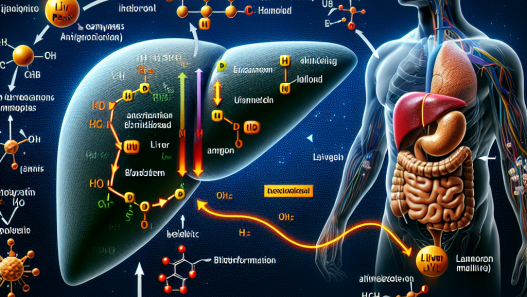 Hepatic metabolism of stanozololo compresse: first-pass effect
