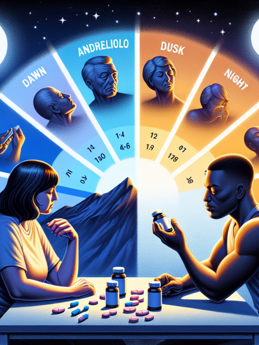 Time of day considerations for andriol