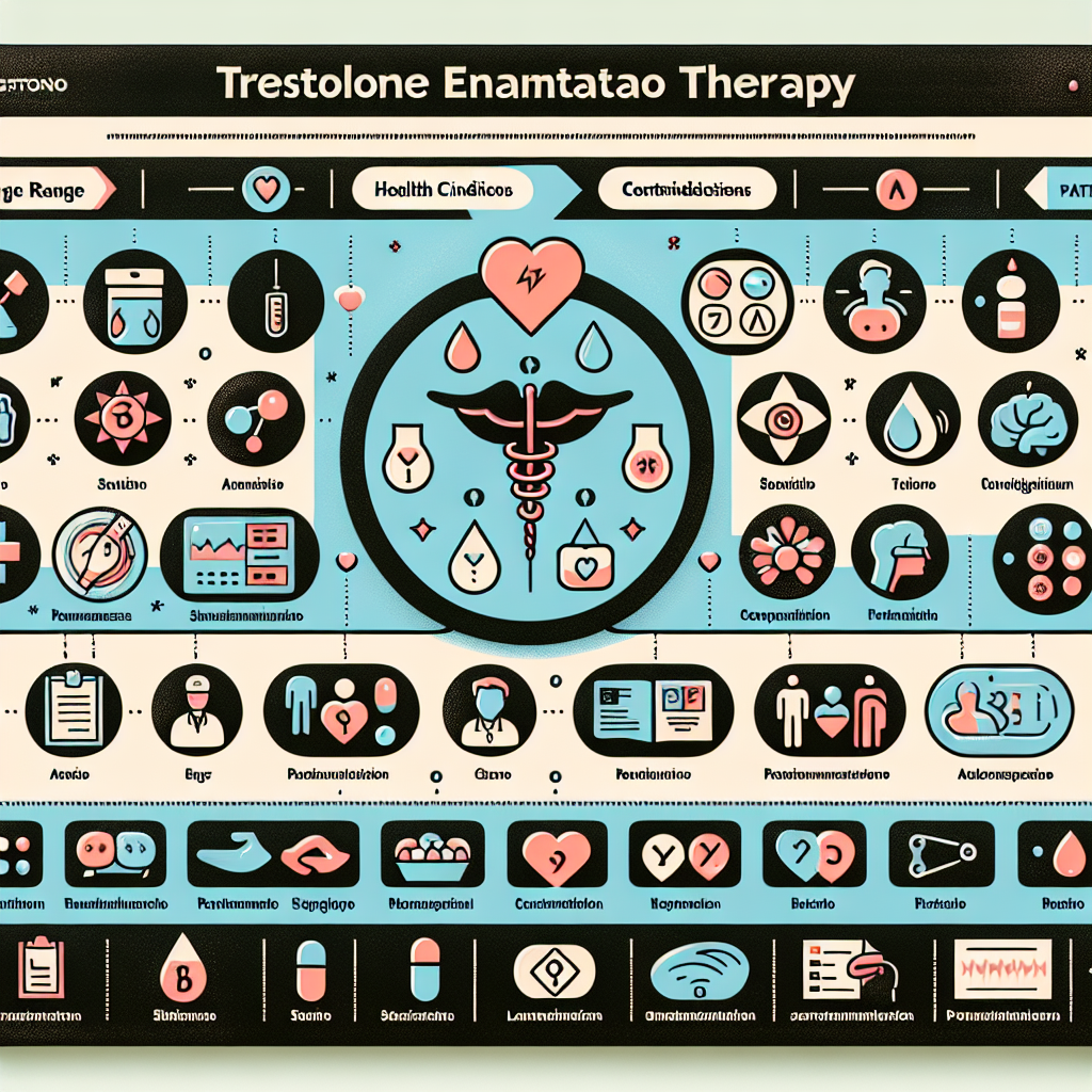 Patient selection criteria for trestolone enantato therapy